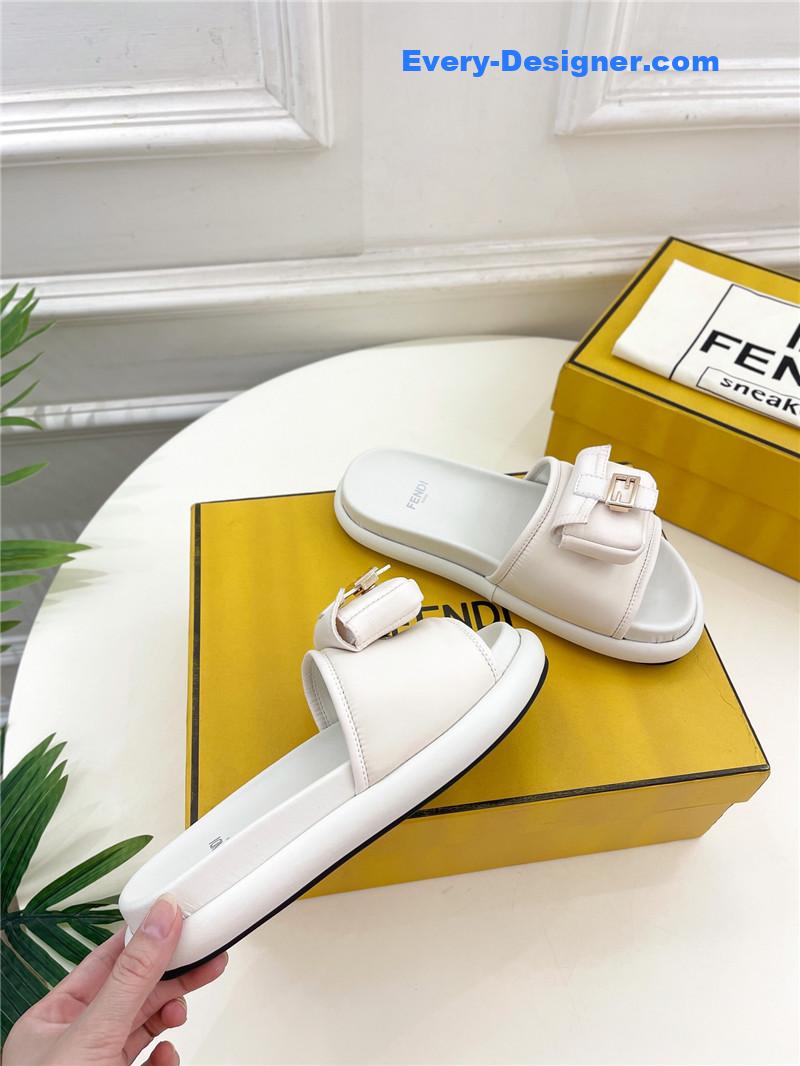F**di pocket casual slippers