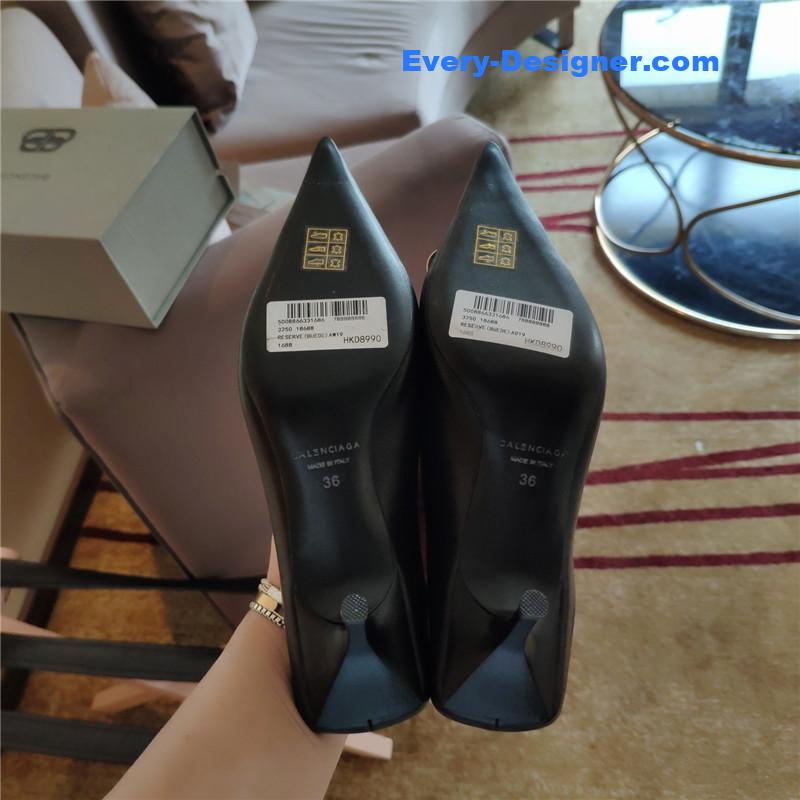 Ba1en*iaga new double b buckle muller slippers