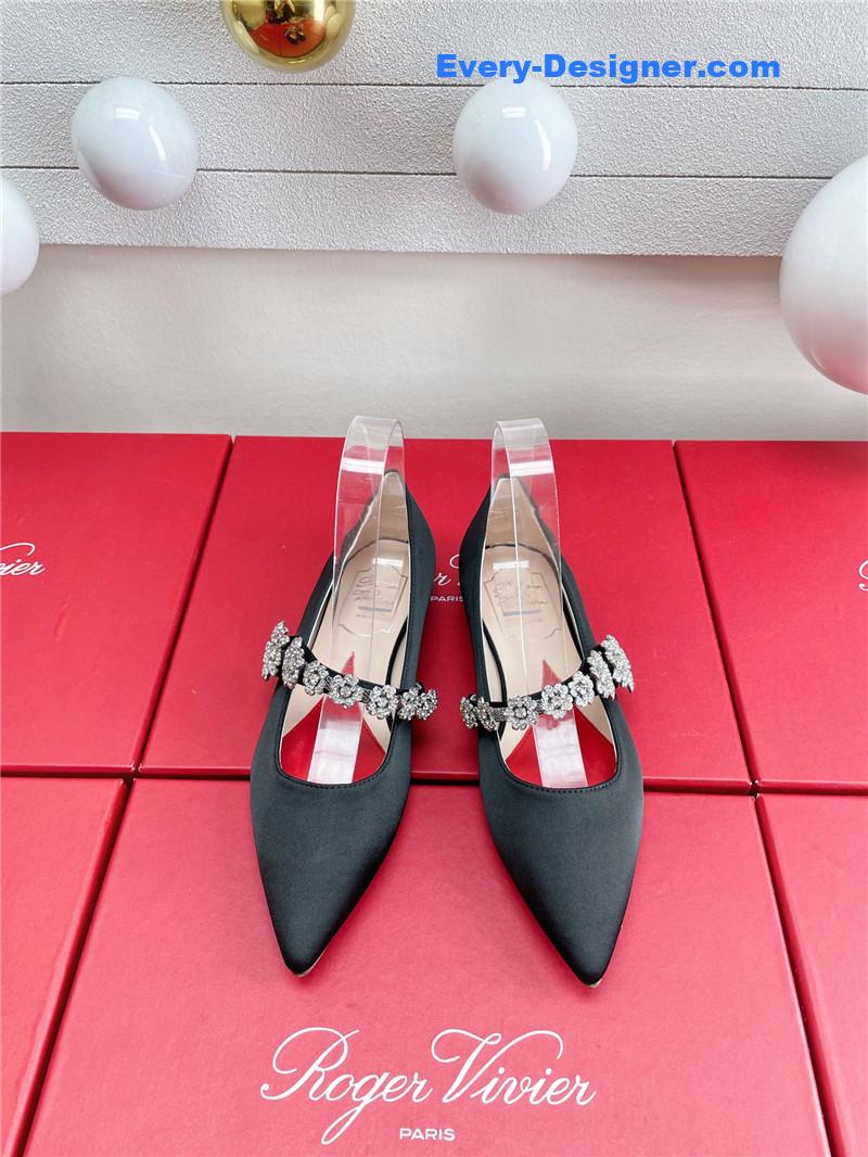 roger u1u1er wedding shoes snow d1am0nd series high heels