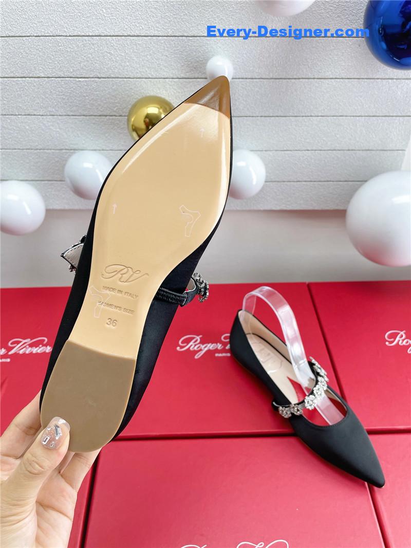 roger u1u1er wedding shoes snow d1am0nd series high heels