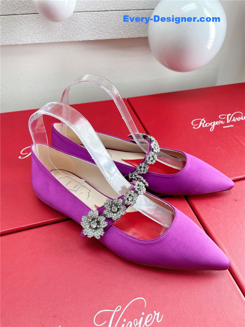 roger u1u1er wedding shoes snow d1am0nd series high heels