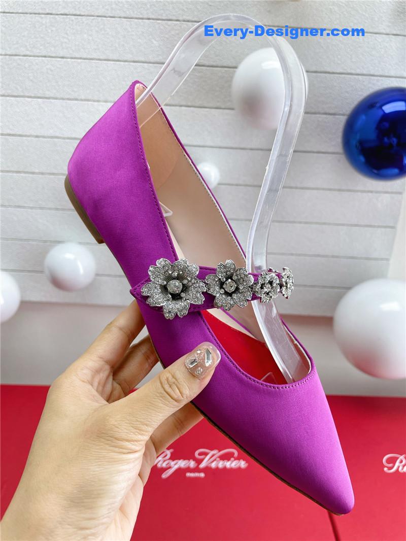 roger u1u1er wedding shoes snow d1am0nd series high heels