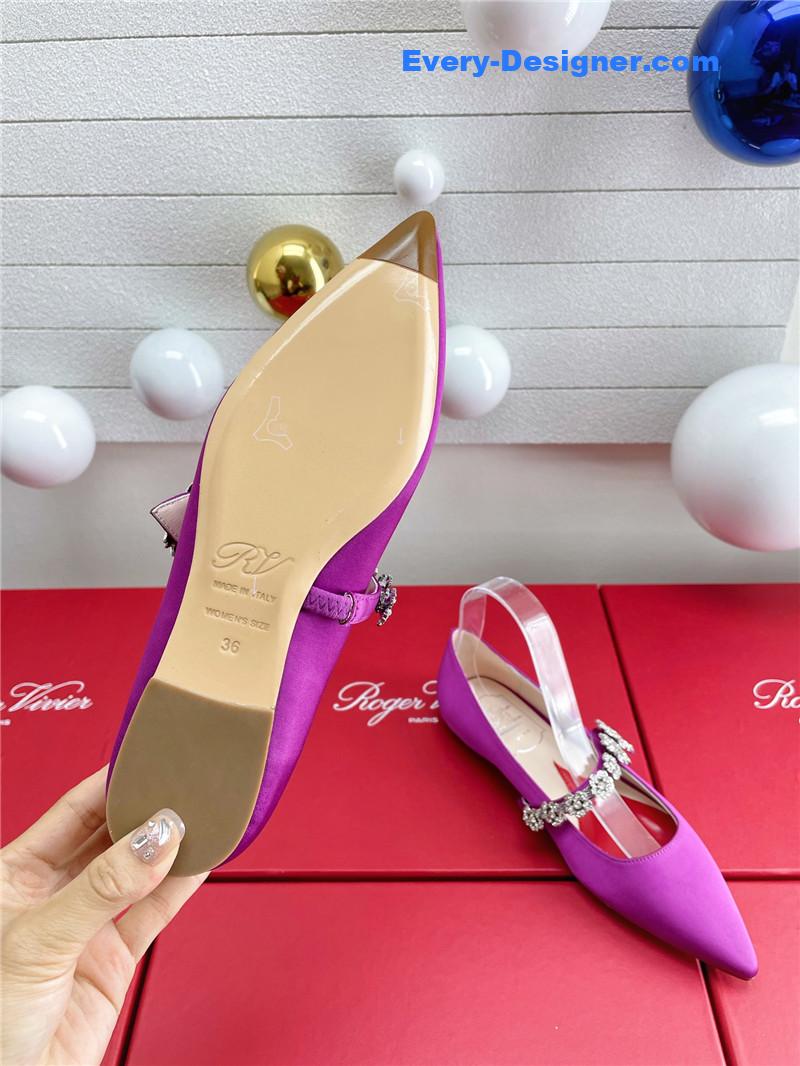 roger u1u1er wedding shoes snow d1am0nd series high heels