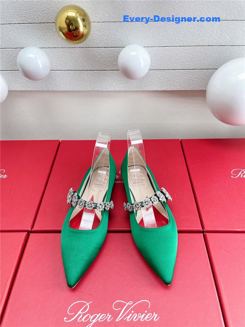 roger u1u1er wedding shoes snow d1am0nd series high heels