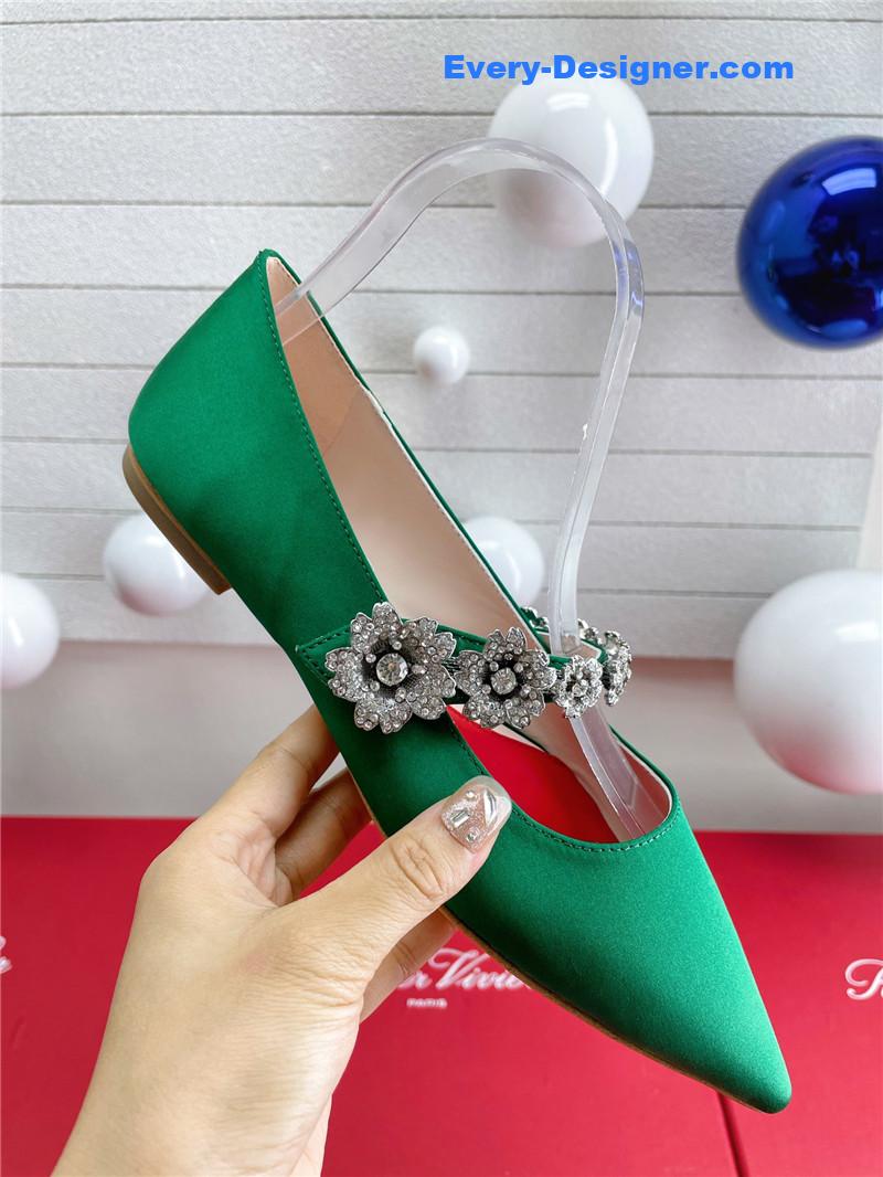 roger u1u1er wedding shoes snow d1am0nd series high heels