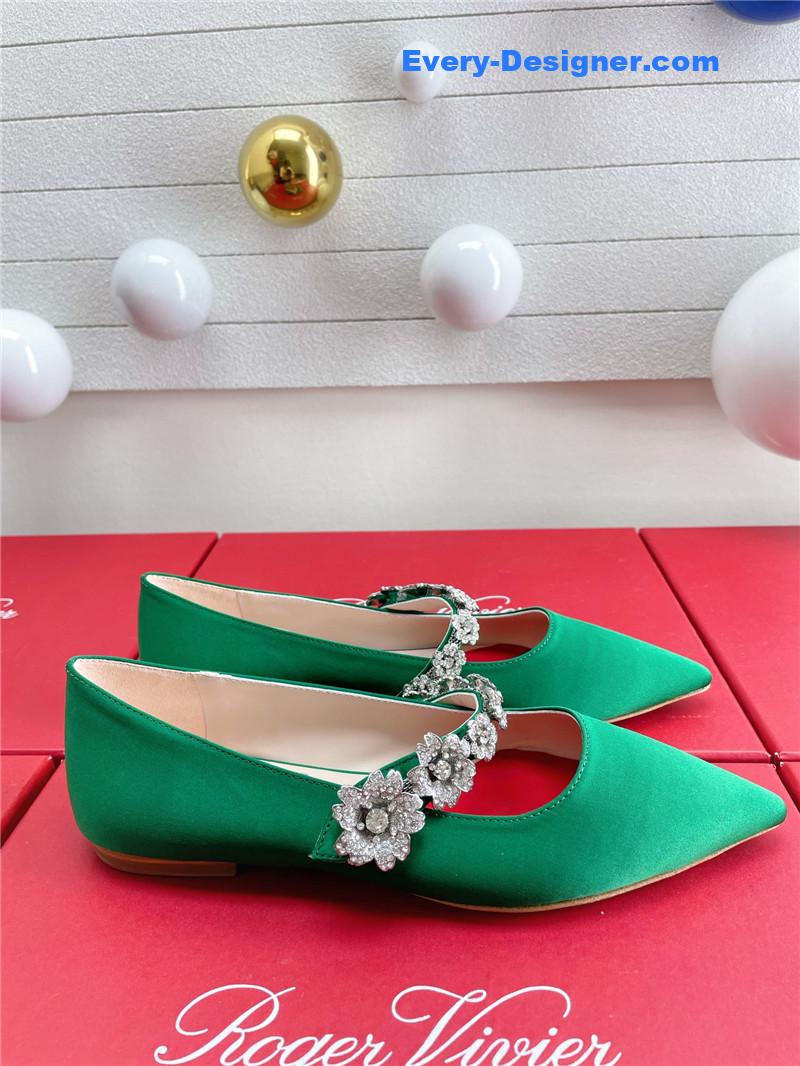 roger u1u1er wedding shoes snow d1am0nd series high heels