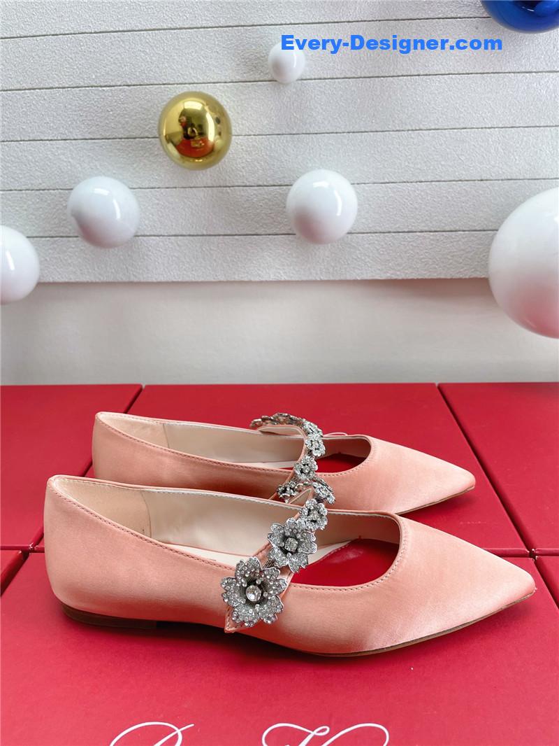 roger u1u1er wedding shoes snow d1am0nd series high heels