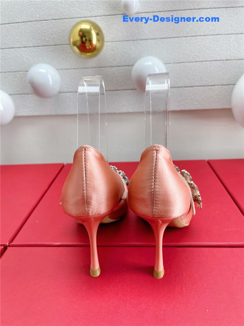roger u1u1er wedding shoes snow d1am0nd series high heels