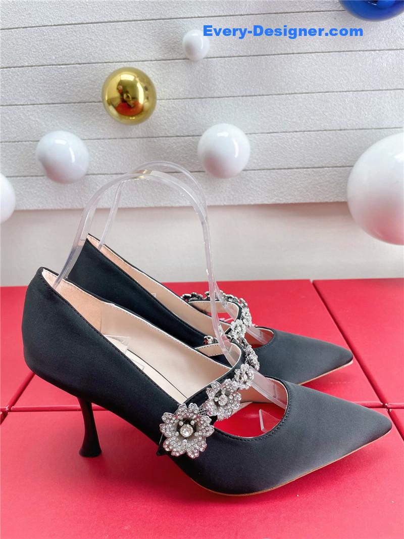 roger u1u1er wedding shoes snow d1am0nd series high heels