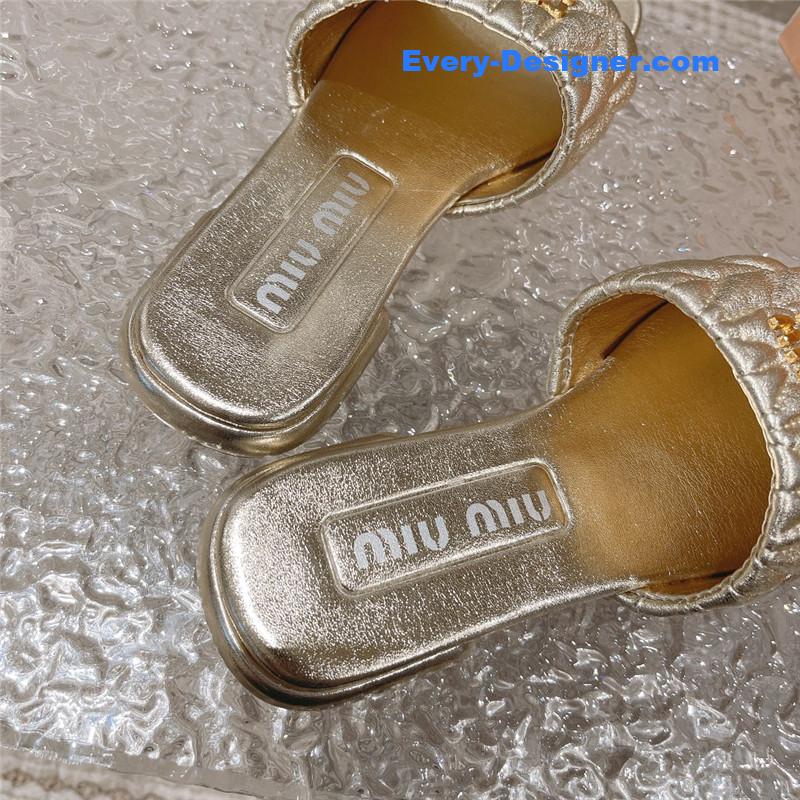 M1um1u mary jane slippers