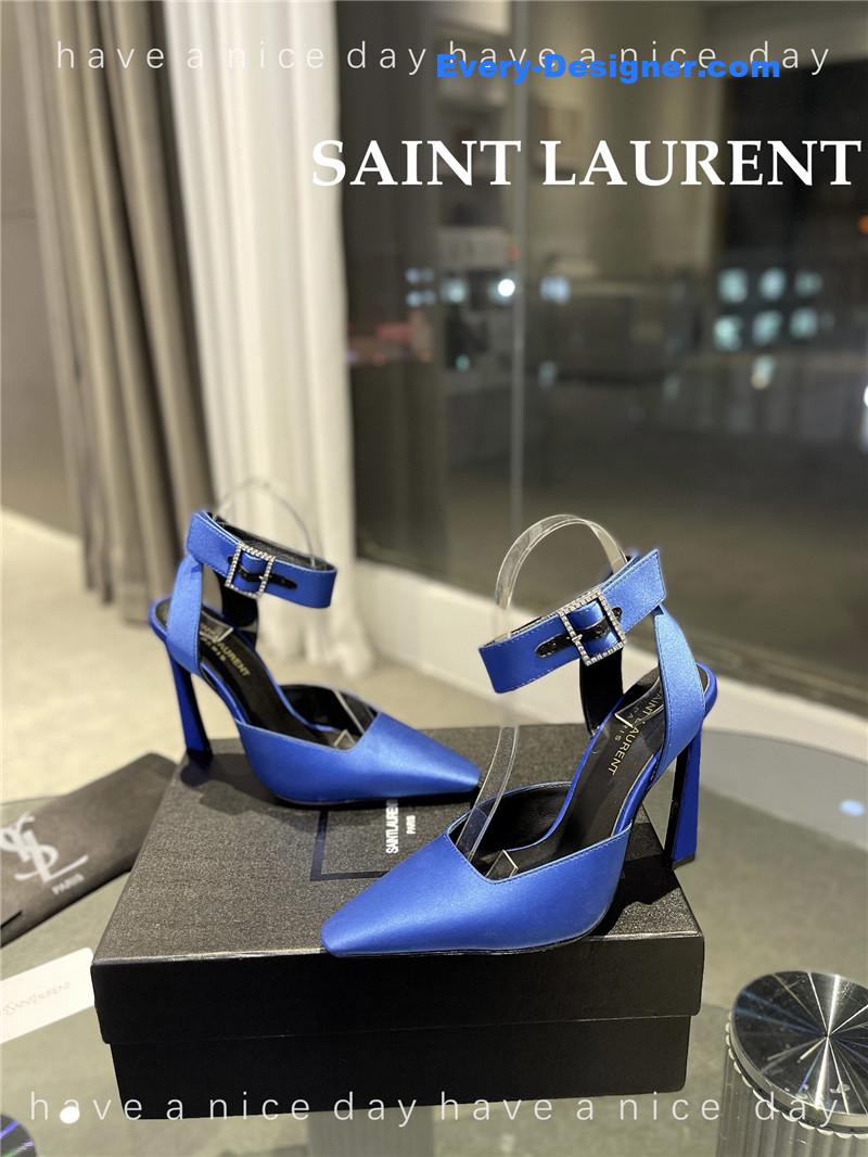Y51 fanny crepe satin slingback pumps
