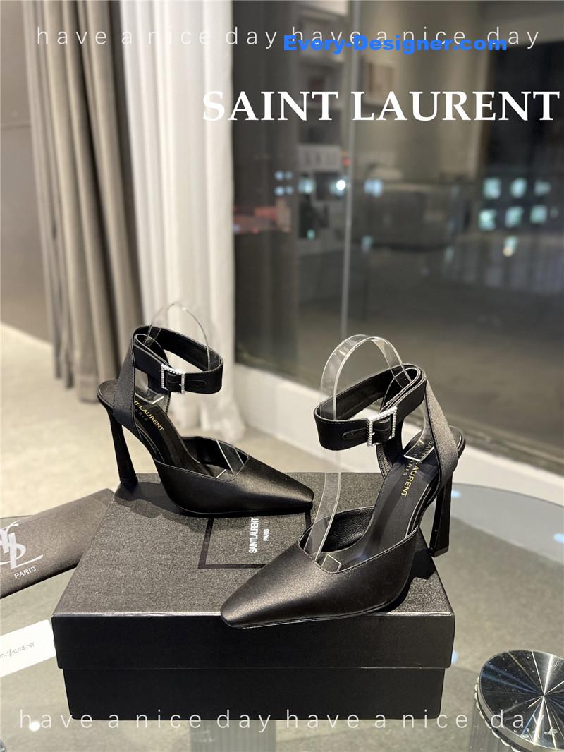 Y51 fanny crepe satin slingback pumps