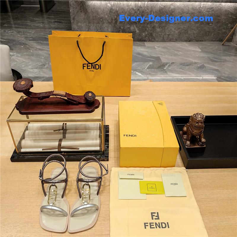 F**di flat beach sandals