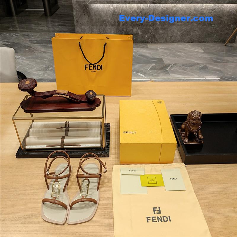 F**di flat beach sandals
