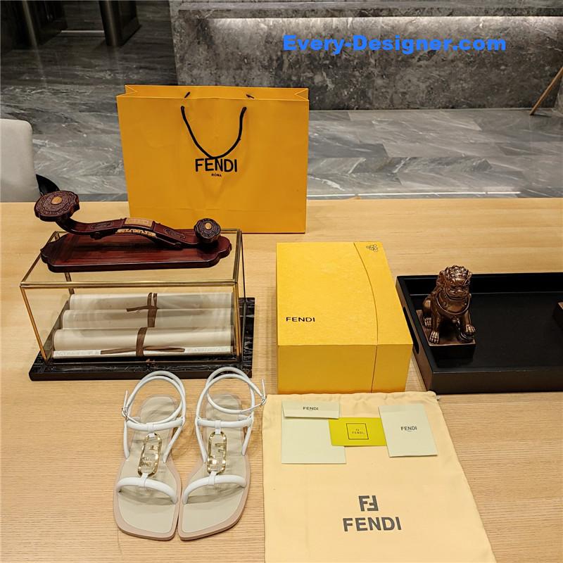 F**di flat beach sandals