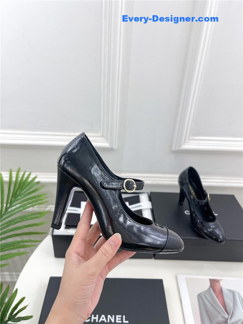 CC catwalk style high heel shoes