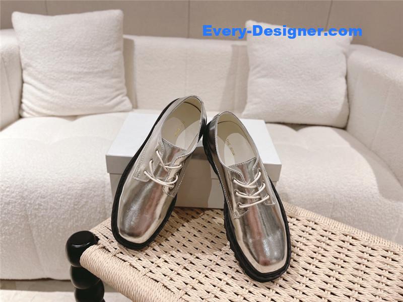 The R0w vintage square toe platform shoes