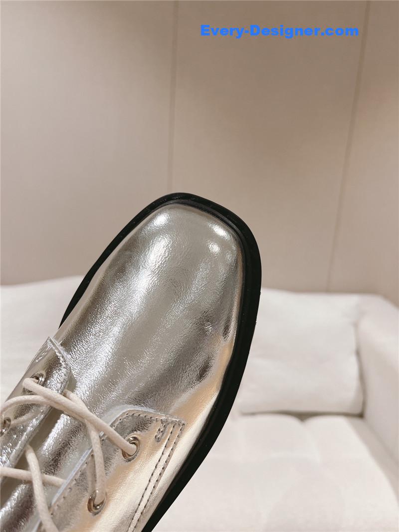 The R0w vintage square toe platform shoes