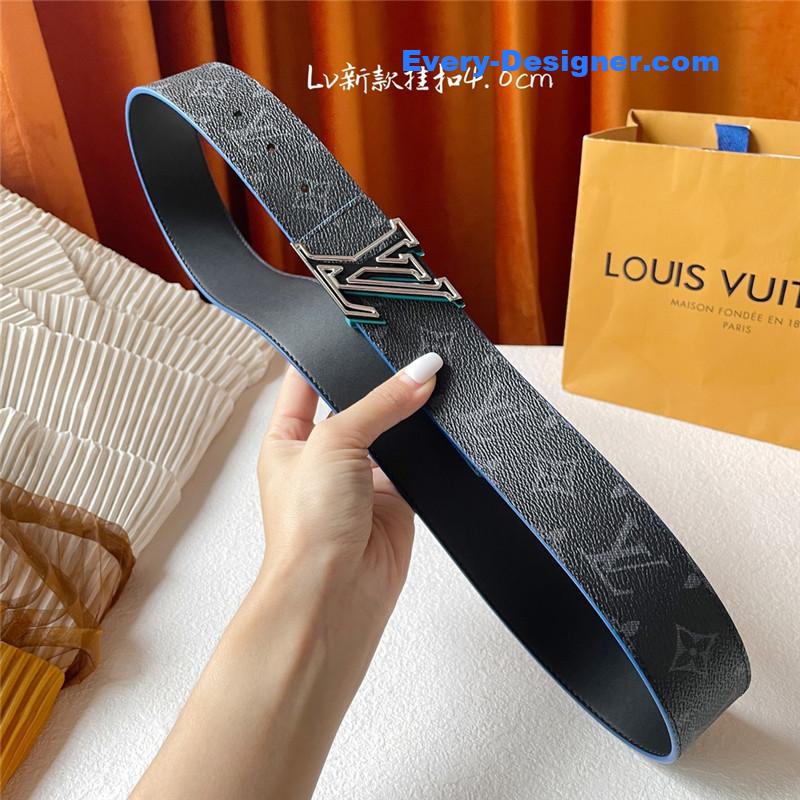 l0vis Vvtt0n lv classic print with black plain bottom belt