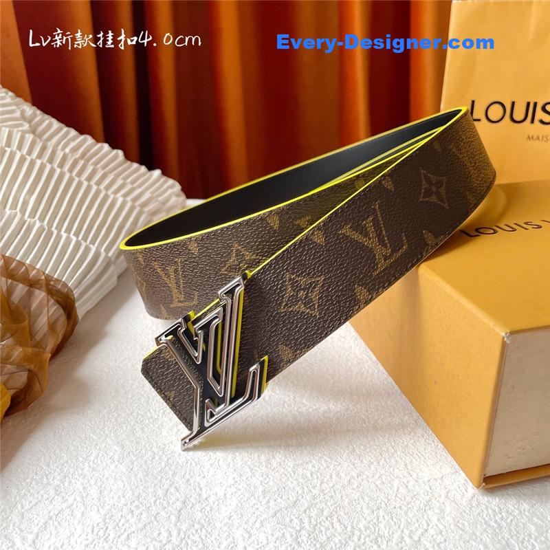 l0vis Vvtt0n lv classic print with black plain bottom belt