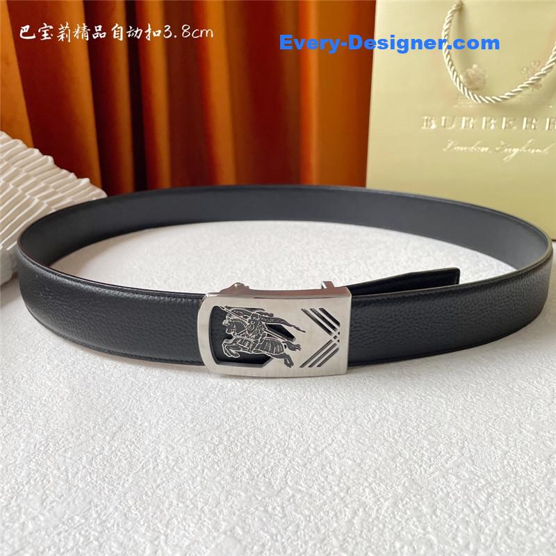Bv*b*rry pebbled calfskin belt