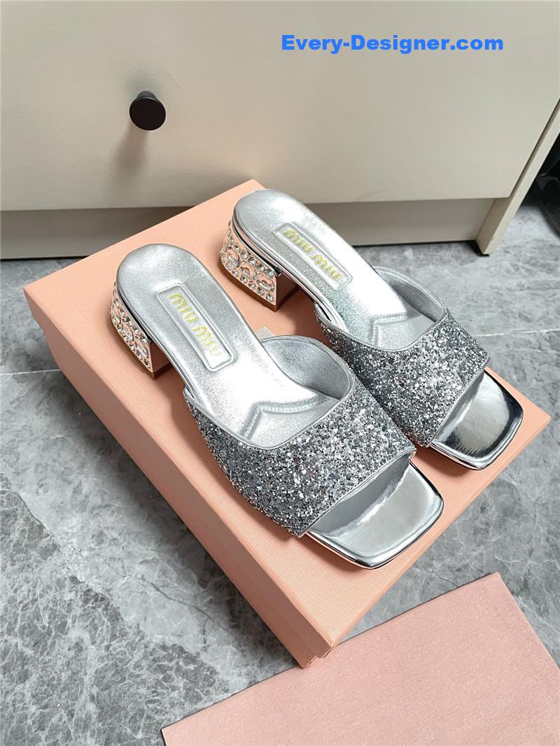 M1um1u new crystal slippers