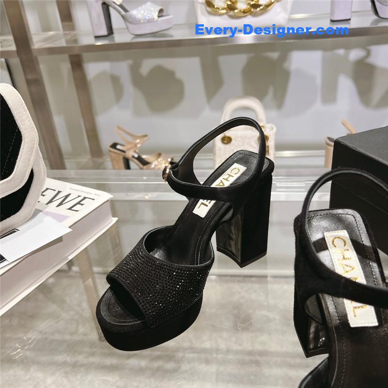 CC summer platform chunky heel sandals