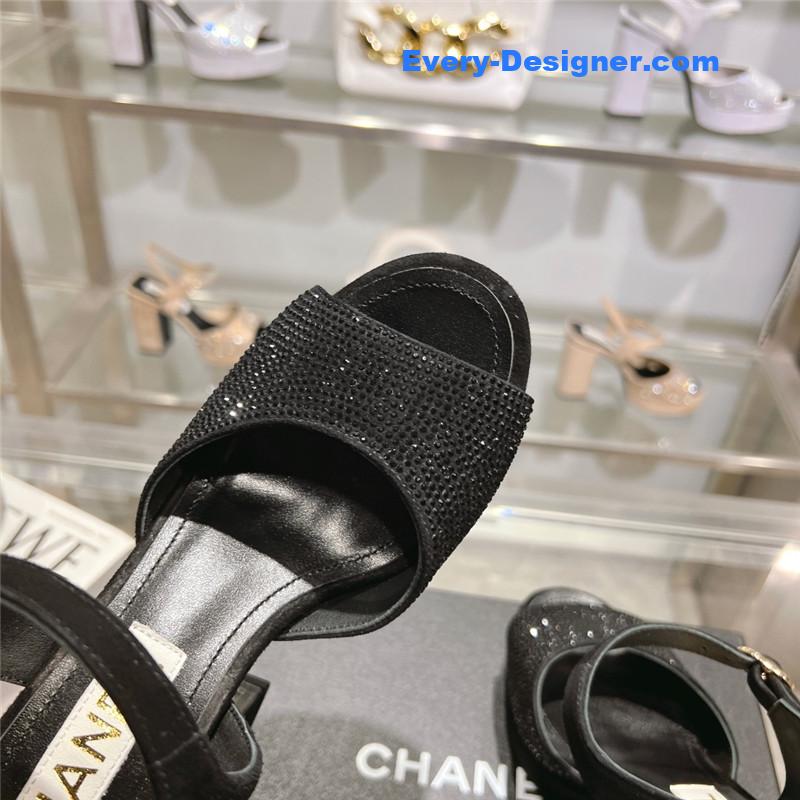 CC summer platform chunky heel sandals