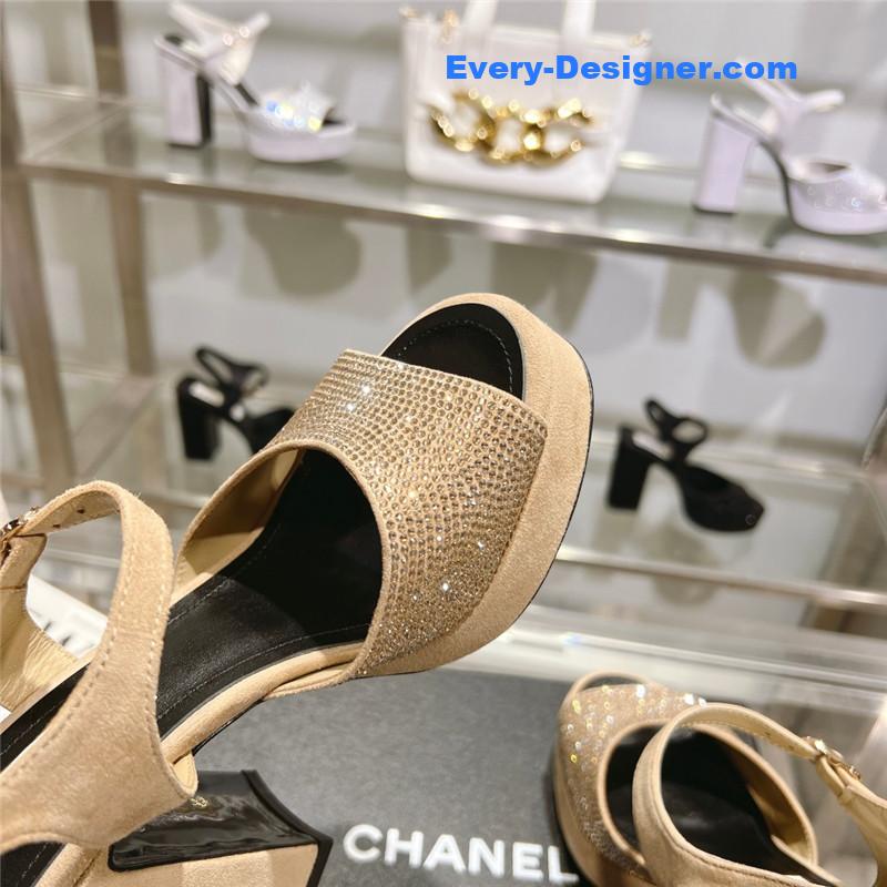 CC summer platform chunky heel sandals