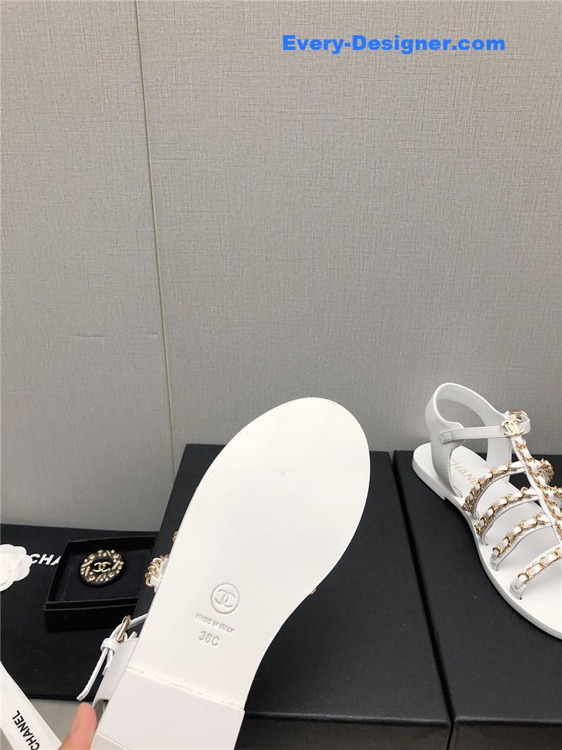 CC chain sandals