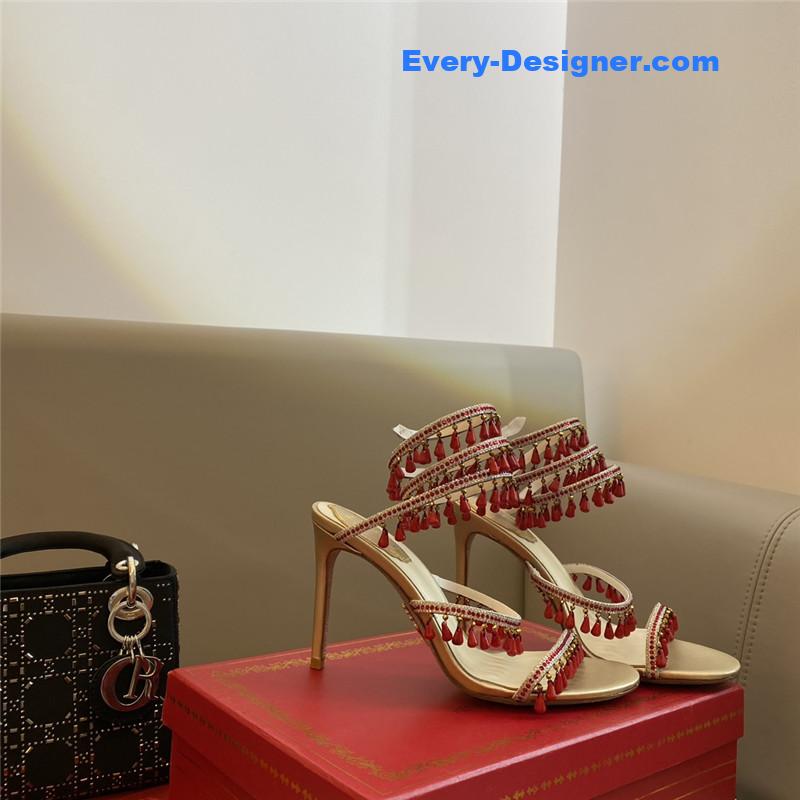 Classic snake wrap sandals