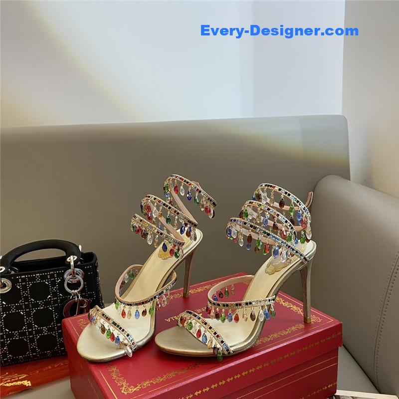 Classic snake wrap sandals