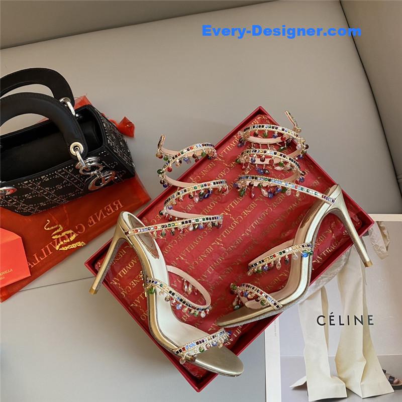 Classic snake wrap sandals
