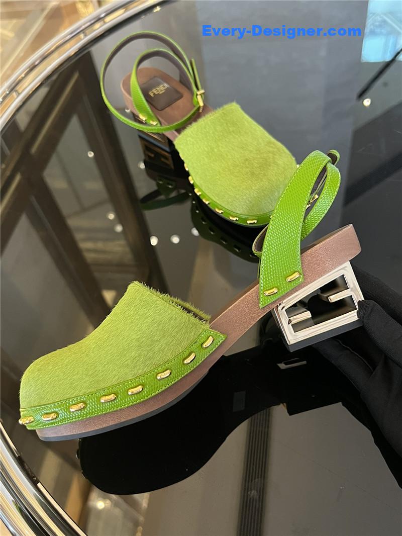 F**di classic clogs