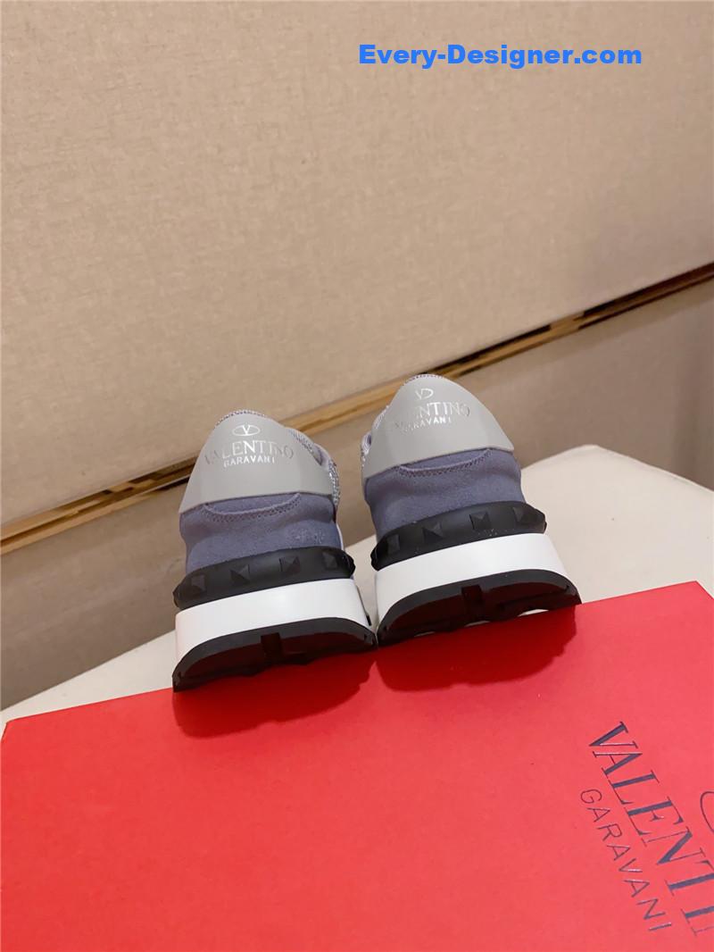 Va1e*ntin0 multi-element color-block casual sneakers