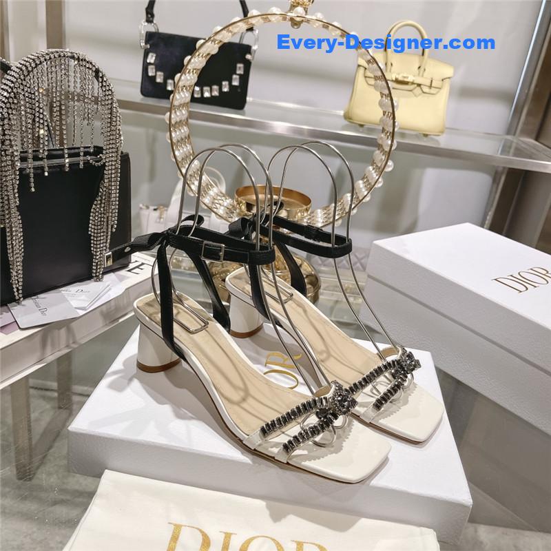 D10r rhinestone mary jane ballet shoes