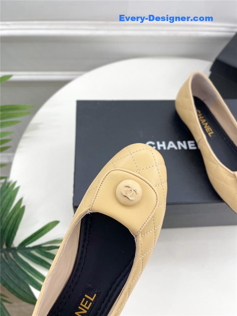 CC counter catwalk style ribbed flat shoes