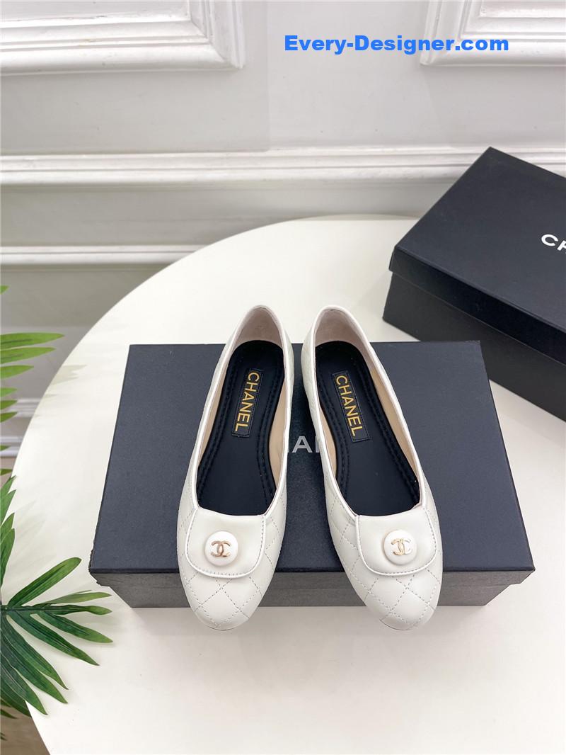 CC counter catwalk style ribbed flat shoes