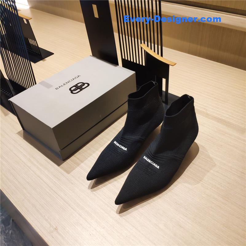 Ba1en*iaga high heel sock boots