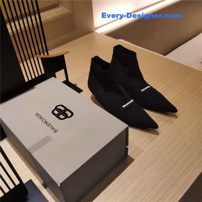 Ba1en*iaga high heel sock boots