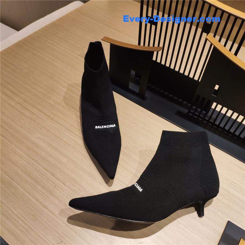 Ba1en*iaga high heel sock boots