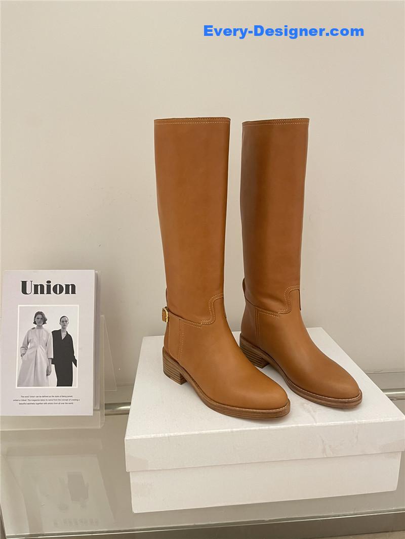 Ce1i*e autumn and winter new high knight boots