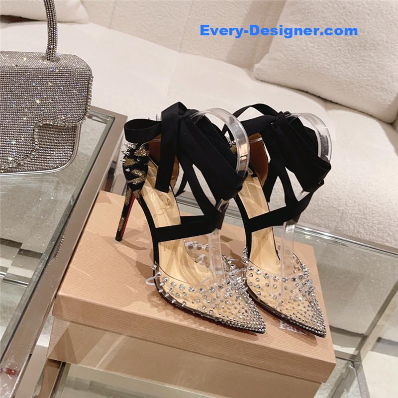l0vis Vvtt0n lv new pointed rivet high heels