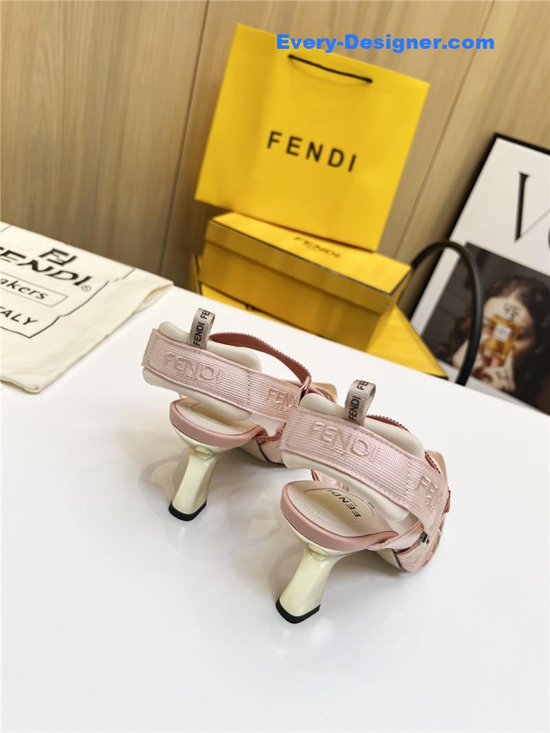 F**di slingback hummingbird pumps