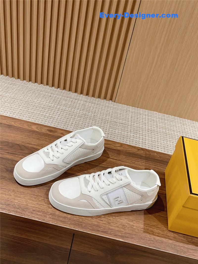 F**di color block lace up sneakers