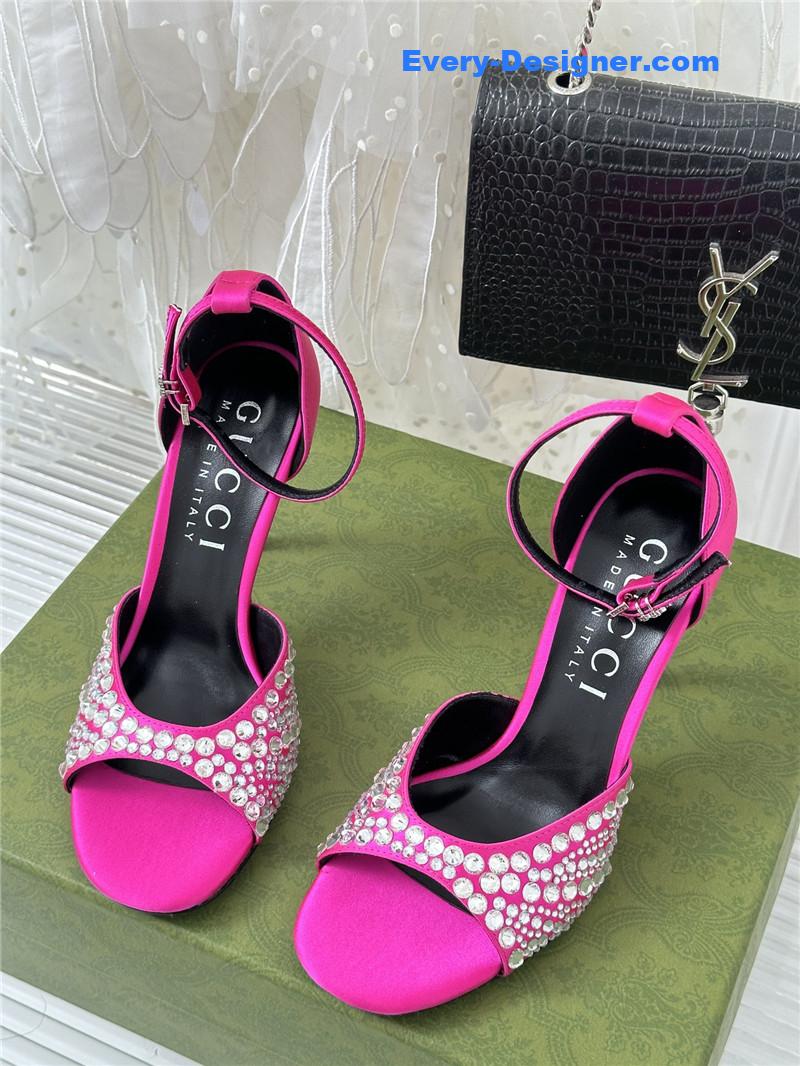 Gvc*1 rhinestone slippers sandals