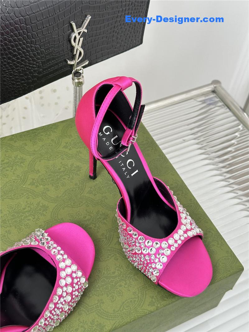Gvc*1 rhinestone slippers sandals