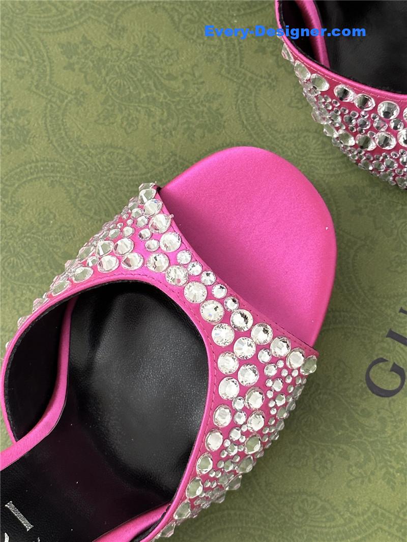 Gvc*1 rhinestone slippers sandals