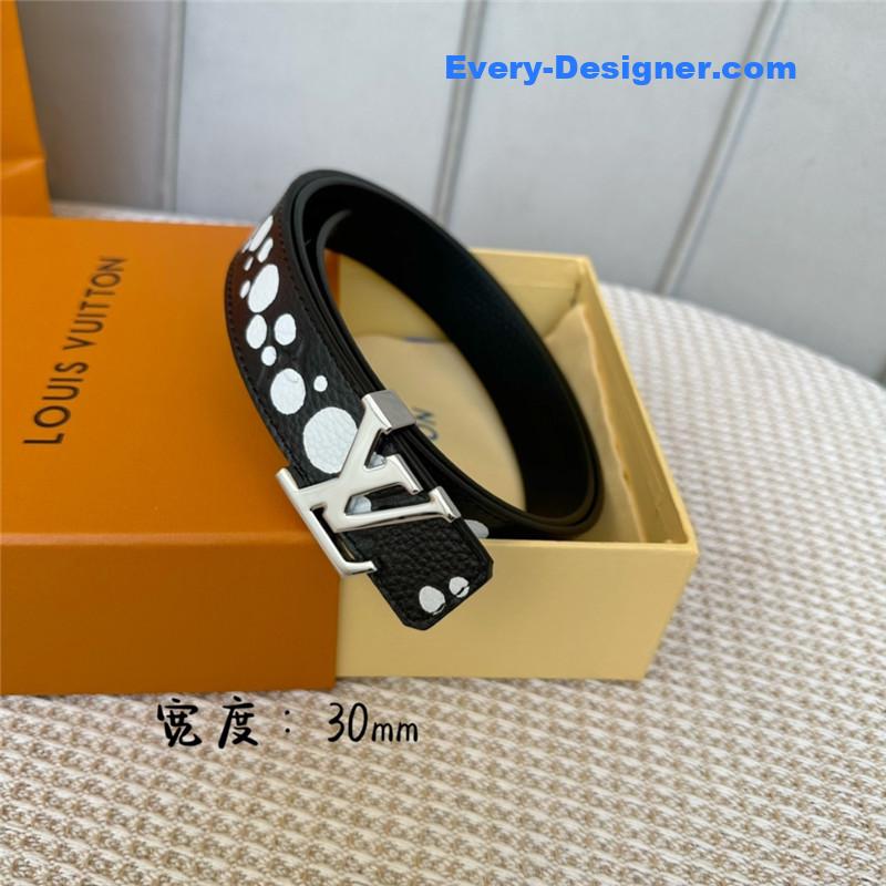 l0vis Vvtt0n lv polka dot print belt
