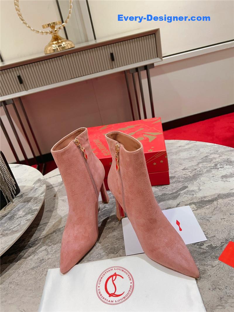 Chr1st1an louboutin banana heel boots